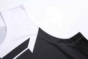 Vêtements de sport Uniforme de basket-ball de dernière conception avec logo personnalisé Uniforme de basket-ball de couleur unie Uniforme de basket-ball de conception personnalisée - Product Image 4