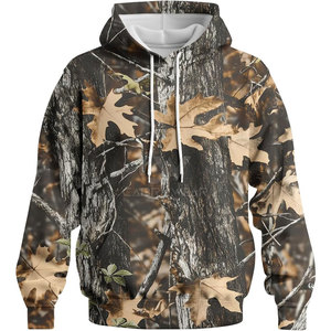 Nueva llegada de calidad superior invierno hombres caza sudaderas transpirable estampado ropa casual personalizable para adultos - Product Image 1