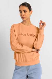 Sudadera de Punto de Invierno para Mujer, Color Naranja, de Primera Calidad, Suave al Tacto, con Cuello Redondo, Mangas Largas, para Hacer Ejercicio en el Gimnasio - Product Image 6