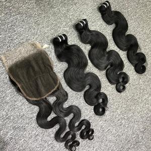 Conjunto completo de cabello ondulado, cabello humano 100%, cabello crudo Camboyano de un donante - Product Image 2