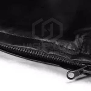 Pantalon droit en cuir léger décontracté de haute qualité pour hommes dernière conception avec logo personnalisé en gros - Product Image 6