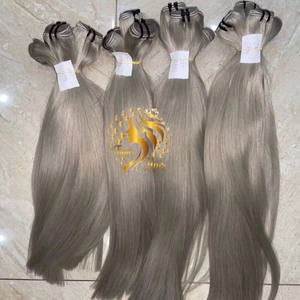 Trame d'extensions de cheveux couleur blonde cheveux de haute qualité du vendeur en gros beaux cheveux 14 pouces à 34 pouces - Product Image 1