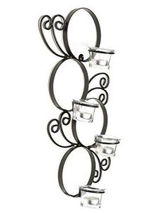 Iron Antique Maple Leaf Wall Mount Votive Wall Candle Holder Tealight for Home and Office Decor Wedding Party Events Decorative - Product Image 2