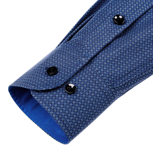 Camisas de vestir estampadas Camisa de botones elegante de manga larga informal - Product Image 4