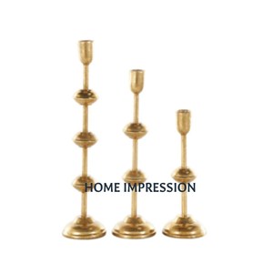 Martelé Miroir En Métal Poli Bougeoir En Acier Ensemble De 2 Fleur Conception Nouvelle Arrivée Maison Décoratif Intérieur Bougeoir - Product Image 3