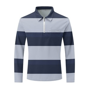 Polos de moda informales personalizados para hombre de verano de alta calidad al por mayor, camisetas de polo, camisetas de manga teñida con límites - Product Image 3