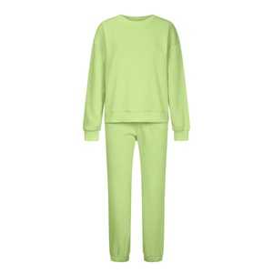 Conjunto Deportivo de 2 Piezas de Algodón de Alta Calidad, Nuevo Modelo 2025, Anti-Pilling, Corte Holgado, Diseño Personalizado para Mujer - Product Image 5