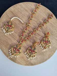 Vente en gros Parure de bijoux de mariage Collier de bijoux en or Parure de bijoux de mode Prix bas Matériau de meilleure qualité - Product Image 5