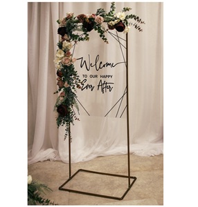 Hand Made Black Finished Iron Luxury Welcome Stand Hanging <b>Basket</b> Hotel Restaurant Wedding Events Party Decor Outdoor <b>Display</b> - Product Image 5