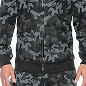 Survêtement décontracté d'hiver en polaire respirant pour homme, coupe classique, uni, polyester/coton, téléchargé par Dress Sports - Product Image 2