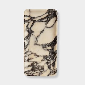 Bandeja Decorativa de Mármol Personalizable para Estantes de Sala de Estar, Mejora el Aspecto Visual y Proporciona una Fácil Organización - Product Image 1