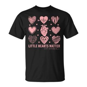 T-shirt Little Hearts Matter pour la sensibilisation au syndrome du cœur, pour les défenseurs de la santé cardiaque - Product Image 1