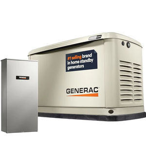 Precios con Descuento para el Generador de Reserva para el Hogar Generracs Guardian de 22 kW con Interruptor de Transferencia de 200 Amperios, Nuevo y Original - Product Image 1