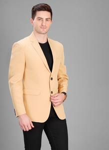Blazer de Hombre Color Durazno de Alta Calidad para Reuniones de Negocios, Ceremonias y Ocasiones Especiales, Disponible para Exportación - Product Image 4