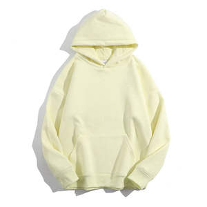 Sweats à capuche personnalisés 420 g/m² de qualité supérieure avec impression bouffante de poids lourd Fabricants de sweats à capuche personnalisés Sweat à capuche lourd surdimensionné pour hommes - Product Image 4