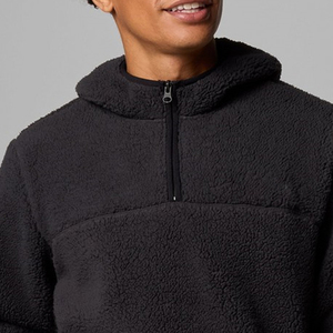 Sudadera con Capucha Sherpa para Hombre, Forro Polar Cálido, Sudadera con Capucha de Invierno, Sudadera con Capucha Sherpa Extra Grande para Hombre, Tela de Felpa Suave, Sudadera con Capucha Cálida de Invierno - Product Image 2
