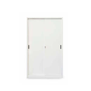 Armadio con porta scorrevole regolabile con 4 ripiani dimensioni 1200x450x2000h - Product Image 1