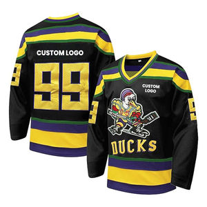 Nuevo Diseño Personalizado con su Logotipo, Jersey de Hockey sobre Hielo de Alta Calidad, 100% Poliéster Transpirable, OEM y ODM - Product Image 1