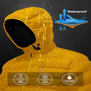 เสื้อแจ็กเก็ตแบบขนเป็ดสำหรับใส่ในการผจญภัยเล่นกีฬาเนื้อผ้ากันลมแห้งเร็วสวมใส่สบายและกันความชื้นได้ดีดีไซน์ระบายอากาศได้ดี - Product Image 4