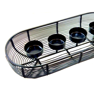 Candelabros de alambre de hierro hechos a mano para decoración del hogar, bandeja de alambre para velas, decoración del hogar, candelabro para interiores y exteriores - Product Image 4