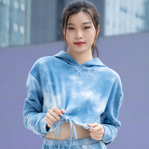 Ropa de verano 2022 para mujer, chándal para correr con tinte de corbata, conjuntos cortos de 2 piezas con cremallera, Top corto sin mangas, conjunto de pantalones cortos para mujer - Product Image 3