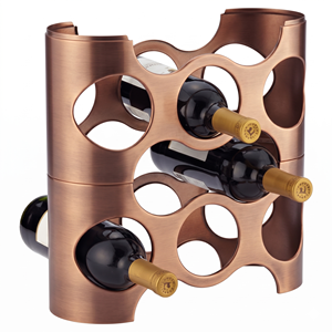 Latest Design Metal Wine Glass Holder Stemware Rack Geometric Design Minimalist Home Furniture Display Stand <b>Freestanding</b> - Product Image 5