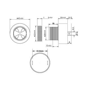 220V PF35A29ER Intermittent Buzzer for <b>Alarms</b> Buzzers Sirens - Product Image 4