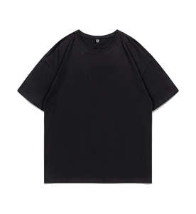 Usine 250 gsm 100% coton t-shirt lourd personnalisé graphique uni surdimensionné grande taille t-shirt pour hommes - Product Image 3