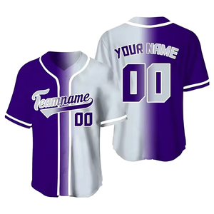 Dernier modèle de maillot de baseball personnalisé Maillot de baseball homme cousu à séchage rapide personnalisé à vendre - Product Image 4