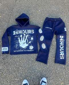 Traje de sudor para hombre más vendido de calidad superior Color sólido Hombres cómodos Trajes de sudor para la venta - Product Image 5