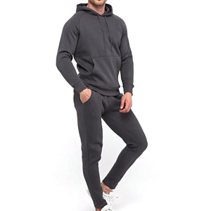 Conjuntos Deportivos Unisex de Invierno, Ropa Deportiva de Manga Larga con Cierre Completo, Forro Polar Grueso, 100% Algodón, Transpirable y de Secado Rápido - Product Image 3