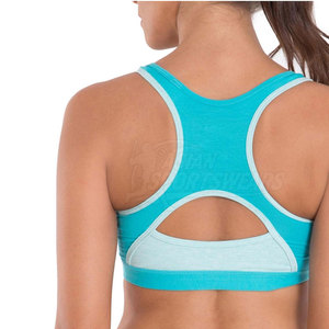 Premium Activewear Breathable High Support Fitness <b>Bra</b> Front Spandex/Nylon <b>Stretch</b> Design Gym Training Running Daily Comfort - Product Image 3