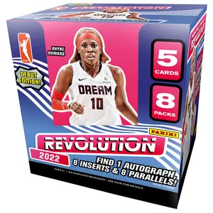 Caja de pasatiempo de baloncesto WNBA Precintada de fábrica 2021-22 DE Panini Revolution 2021-2022