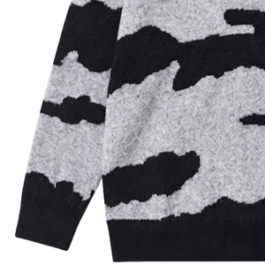 Suéter de Punto para Invierno, Tejido Suave y Transpirable, Manga Larga, Cuello con Botones, Estilo Casual Urbano - Product Image 3