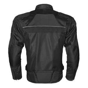 Unisex Custom High Quality Cordura Motorcycle <b>Racing</b> <b>Jacket</b> CE-Armor Protections Black Reflective Mesh Plus Size Breathable - Product Image 2