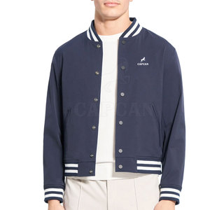 Wholesale Lettermen <b>Jacket</b> for <b>Men</b> Premium Quality Breathable Comfortable High Street Style Wool/Polyester Stand Collar Winter - Product Image 1