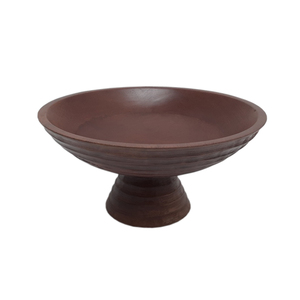 Cuencos para servir comida de hoteles, frutero decorativo de madera de forma redonda para el hogar, utensilios de cocina de mesa, ensaladera para el hogar - Product Image 1