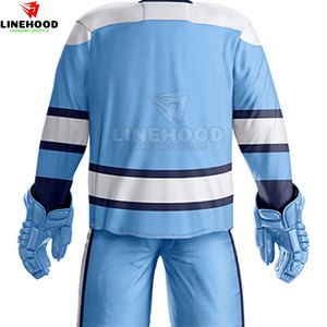 Meilleur prix Ensembles d'uniformes de hockey sur glace de nouvelle conception en stock! - Product Image 6