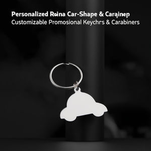 Portachiavi Personalizzato a Forma di Auto Rena, Portachiavi e Moschettoni Promozionali Personalizzabili - Product Image 3