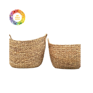 Chic Natural Water Hyacinth <b>Tote</b> <b>Bag</b> With Inner Cotton Lining And Flower Accent Trendy <b>Straw</b> Purse For Women - Product Image 2