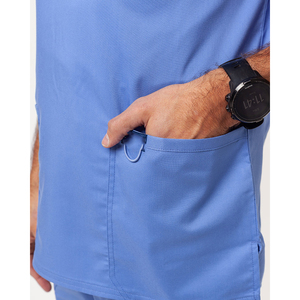 Blouse d'infirmière unisexe de haute qualité, vente chaude, en tissu tissé polyester-nylon, respirante et douce, modèle OEM, design imprimé, pour hôpital - Product Image 4