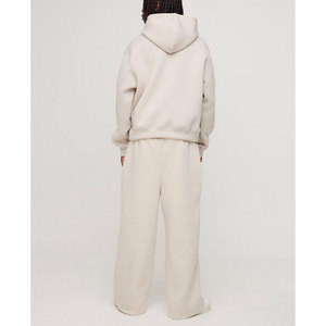 Sweat-shirt à capuche en molleton de coton respirant pour homme, personnalisé avec logo, haute qualité, brodé, uni, collection hiver 2026 - Product Image 2