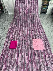 Pour le coton tissé numérique imprimé Style africain Voile tissu poids moyen chemise robe somalienne Dirac ensemble vêtements réguliers - Product Image 4