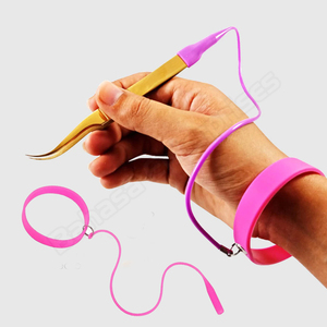 Bracelets de protection en silicone de haute qualité pour pinces à cils, bracelets de maintien en caoutchouc couleur personnalisée pour poignets, vente en gros - Product Image 4