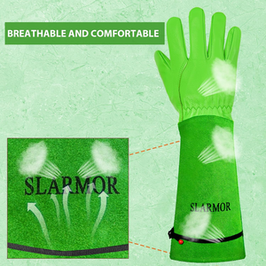 Gants en cuir véritable de 12 pouces fabriqués au Pakistan à manches longues résistants à la chaleur pour le gaz Mig. - Product Image 1