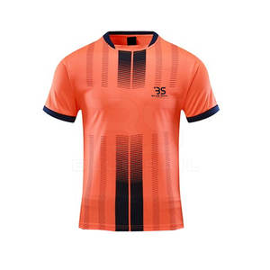 Camiseta de fútbol para jóvenes con colores de equipo, colocación de logotipo y tecnología de absorción de humedad Camiseta de fútbol básica - Product Image 1