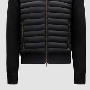 Veste d'hiver matelassée en gros, à capuche, légère, imperméable, décontractée, avec fermeture éclair sur le devant, design chaud, en vente - Product Image 3