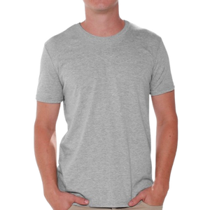 OEM al por mayor 20MOQ 100% algodón personalizado colorido Casual Camiseta cuello redondo manga corta de punto en blanco camiseta para hombres - Product Image 2