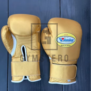 Guantes de Boxeo Ganadores con Agarre, Diseño Transpirable, Ajustables con Correa de Muñeca, para Entrenamientos de Artes Marciales, Cuero de Alta Calidad - Product Image 1