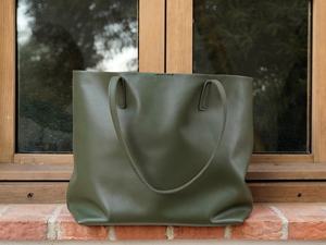 Bolso de mensajero de cuero genuino para mujer, informal, de hombro ancho, de Color sólido, con cierre de cremallera abierta, bordado, portátil - Product Image 4